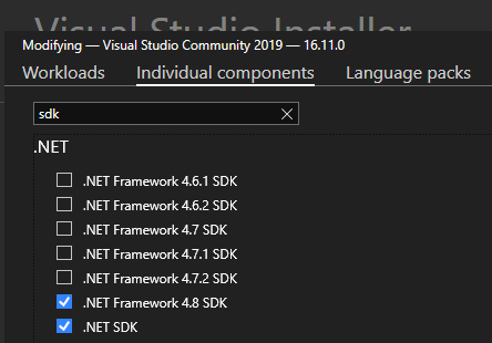SDK .NET Error When Creating New UE4 C++ Project
